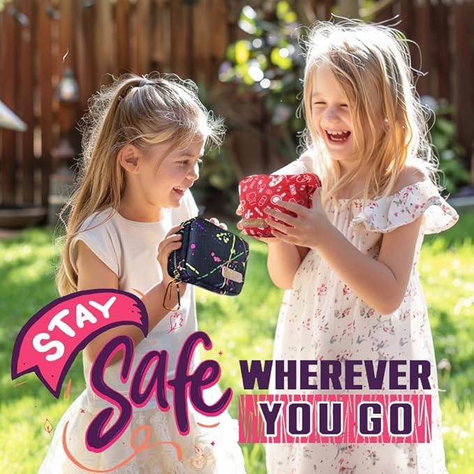 EVERLIT Mini Rescue Pack | 105 Medical Essentials Organized in Portable Storage Bag | Pocket Size Kids First Aid Kit with D Ring | Small Family-Friendly Travel Medical Kit (Original)