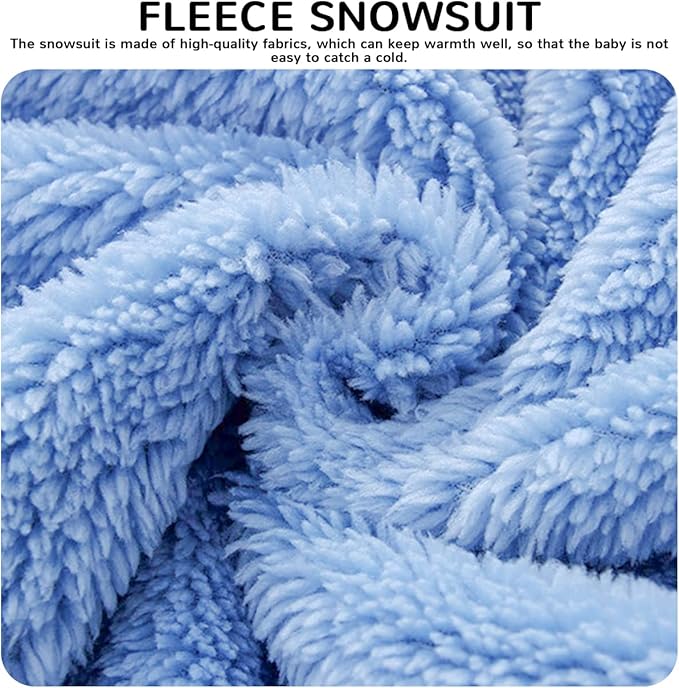 Baby Boy Girl Snowsuit Winter Warm Clothes Coat Infant Jumpsuit Toddler Outfit