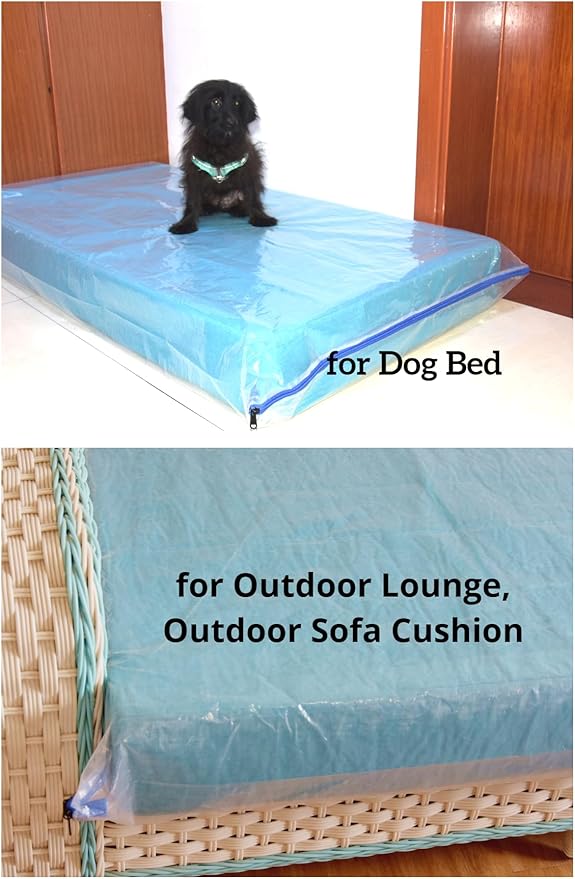 2 Pack Crib Mattress Storage Bags with Zipper -5 Mil Plastic Waterproof Crib Mattress Bags for Moving and Storage