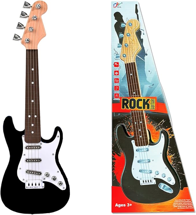 16inch Mini Guitar Toy for Kids and Beginners, Electric Guitar with Strap for Toddlers and Boys and Girls Instrument Toys