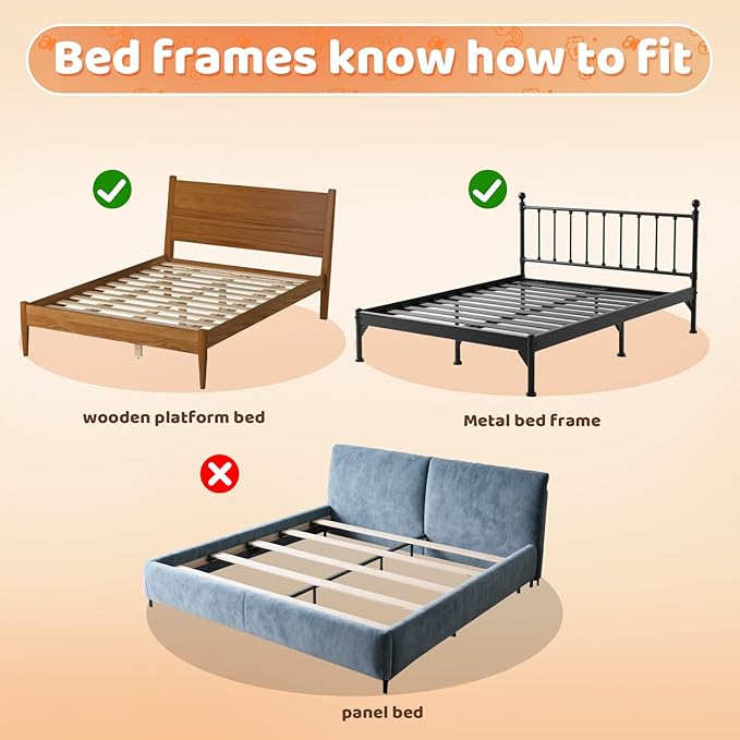 Bed Guard Rail for Toddlers - 47inch Foldable & Adjustable Height Baby Bed Safety Side Rails - Large Toddler Crib Railing Guard for Twin, Bunk, Full Size, Queen & King, Full Size Bed Grey