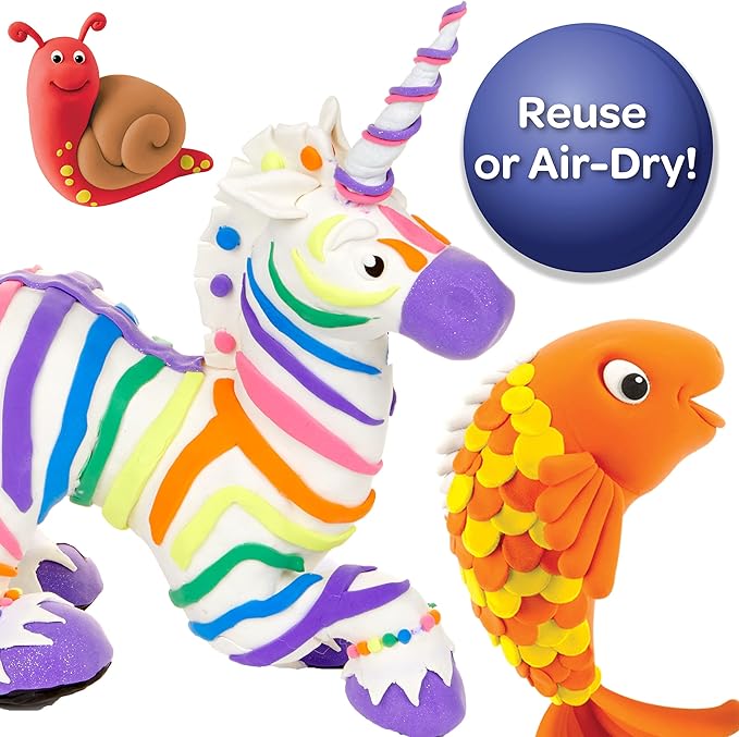 Crayola Model Magic - White (75ct), 1oz Modeling Clay Alternative, Molding Air Dry Clay for Kids, Bulk Art Supplies, Must Have Teacher Classroom Essentials