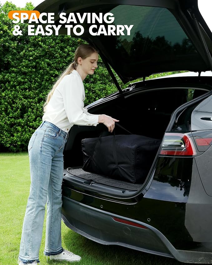 Foldable Baby Playpen with Non-Removable Thick Mat, Extra Large Collapsible Play Yard for Babies & Toddlers, Portable Travel Playpen with Gate, Safe Activity Center (59"×71" Black)