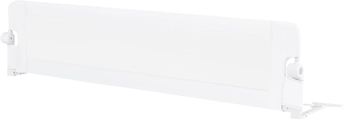 HONEY JOY Bed Rail for Toddlers, Extra Long, Foldable Portable Swing Down Safety Bed Guard Rail, Toddler Bed Rails for Crib, King Queen Full Twin Size Bed Mattress (White, 1 Pack, 71 Inch)