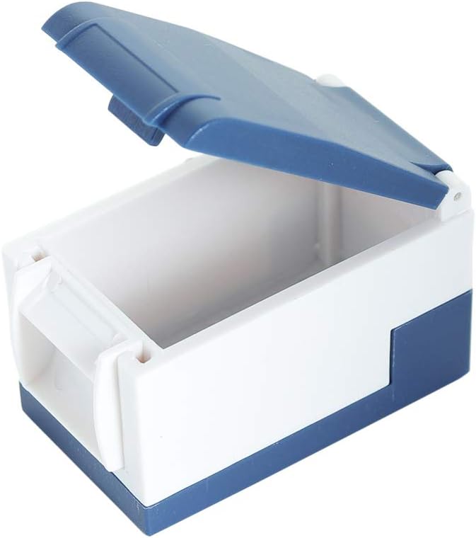 5PCS Plastic RC Mini Tool Set/Fishing Box/Medical Chest/Refrigerator/Fuel Tank/Tool Case Compatible with traxxas TRX4 Axial SCX10 1/10 1/8 RC Crawler Climbing Car Simulation Decoration(Blue)