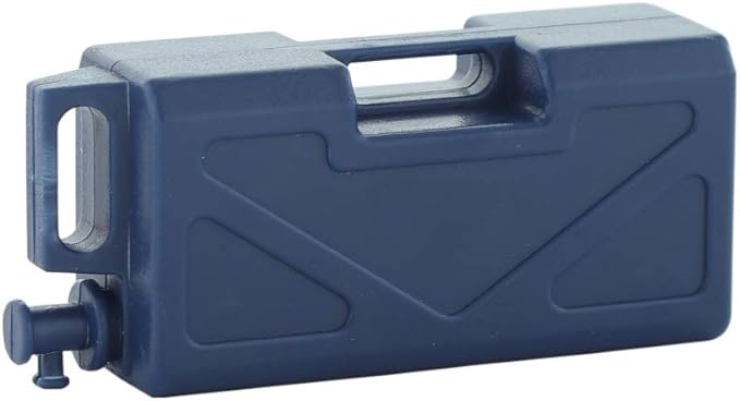 5PCS Plastic RC Mini Tool Set/Fishing Box/Medical Chest/Refrigerator/Fuel Tank/Tool Case Compatible with traxxas TRX4 Axial SCX10 1/10 1/8 RC Crawler Climbing Car Simulation Decoration(Blue)