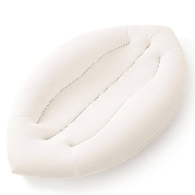 Baby Lounger for Newborn: Skin-Friendly & Breathable for 0-12 Months Infant Tummy Time Playtime & Diaper Changes - Portable & Lightweight Cushion for New Parents