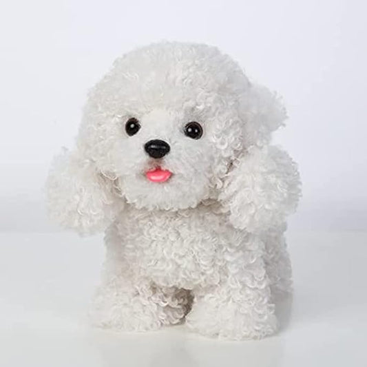 CU-MATE Walking Poodle Dog,Electronic Stuffed Toy Dog, Interactive Puppy Pet Dog, Walking, Barking,Wagging Tail & Talking,Gifts for Boys Girls