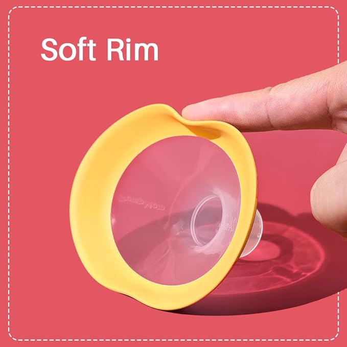 17mm Oval Flanges Shields Compatible with Medela Pumps, Replacement Parts for Pump in Style, Symphony, Swing Maxi, Harmony and Personalfit Flex–Breast Pump Accessories