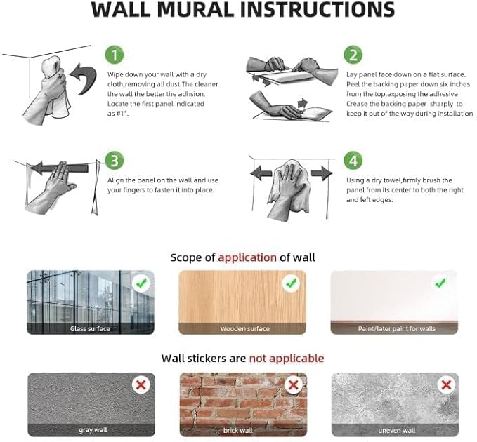 44.88 x 11.75 Inch Watercolor Jungle Animal Wall Decals - Forest Safari Elephant Lion Monkey Stickers for Baby Nursery, Playroom, Bedroom, Classroom, Kindergarten Decor