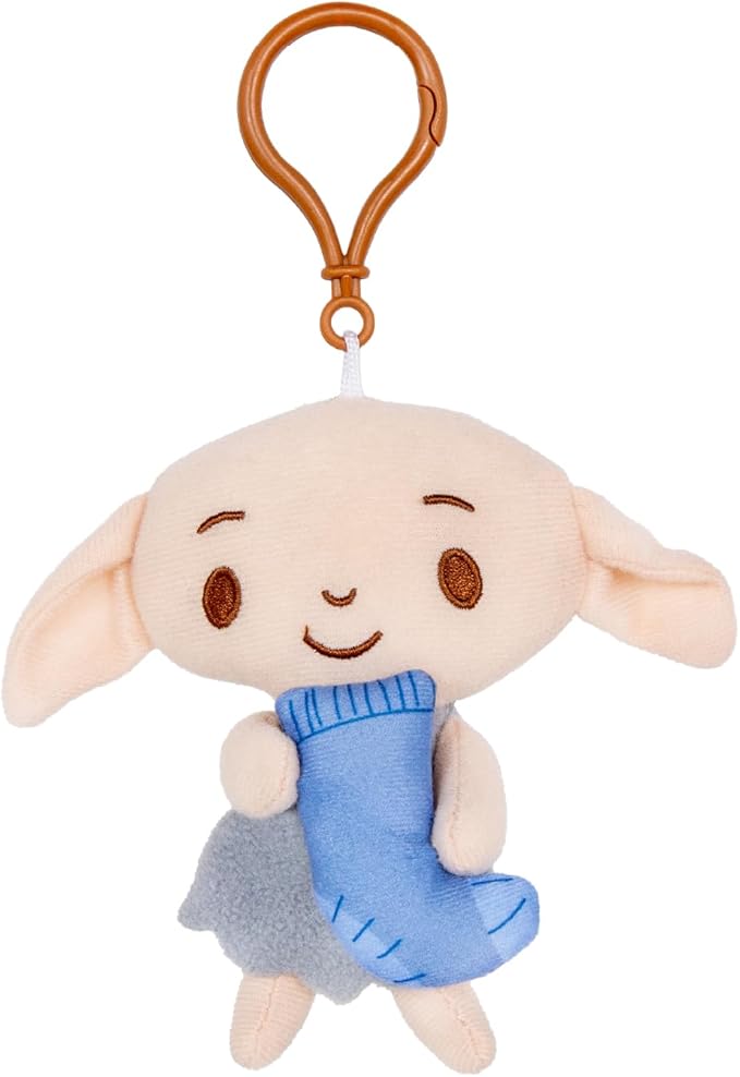 Harry Potter Dobby Plush Clip On Sensory Toys for Toddlers 1-3, Halloween Baby Toys & Learning Toys for Kids, Soft Elf Plushie Baby Halloween Toys