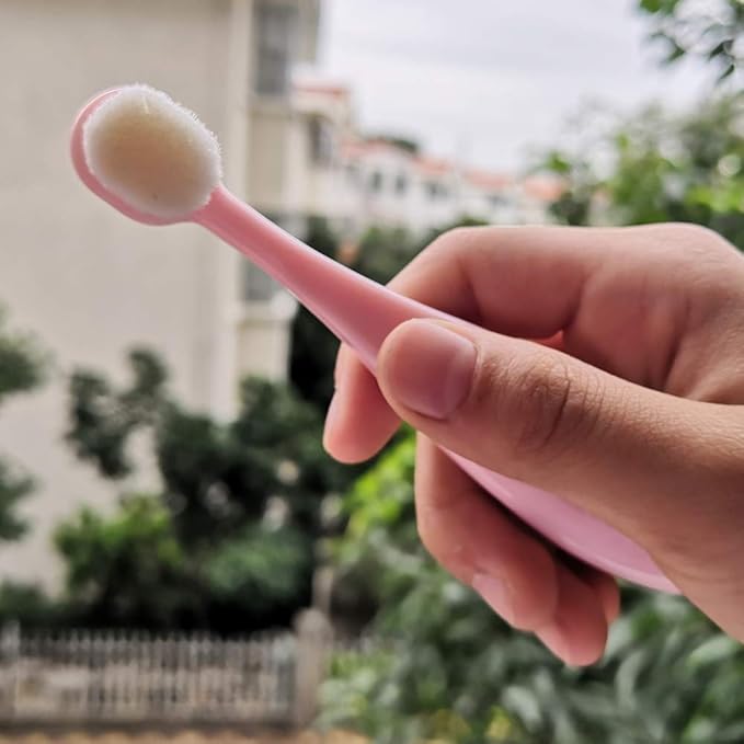 EasyHonor Baby Toothbrush for Age 1-3 Years Old, Extra Soft Toothbrush with 10000 Floss Bristle for Toddler Gum Care. (4Pcs)