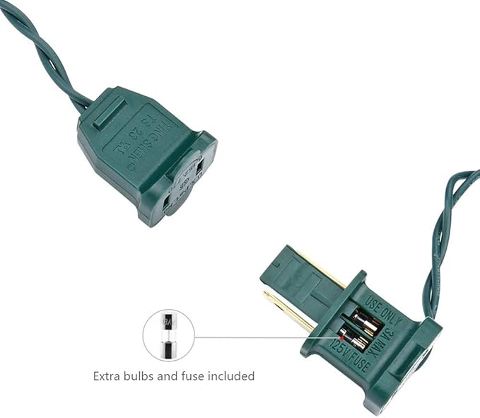 Brizled Purple Halloween Lights, 33ft 100 LED Halloween Lights Outdoor, Connectable Purple String Light 120V UL Certified Christmas Tree Light, Indoor Xmas Light for Xmas Tree Party Home Decorations