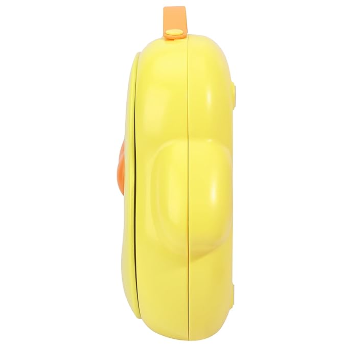 Bebamour Potty Training Toilet 3 in 1 Multi-Functional Potty Seat Detachable Baby Potty Step Stool Anti-Slip Stable Potty Training Toilet with 100 Pack Trash Bags (Yellow)