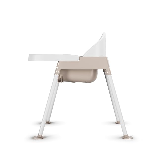 Foundations Secure Sitter Feeding Chairs 3-Pack, No-Tip Feet, 3-Point Adjustable Harness, Removable Tray, Stackable Feeding Chairs (13 inch)