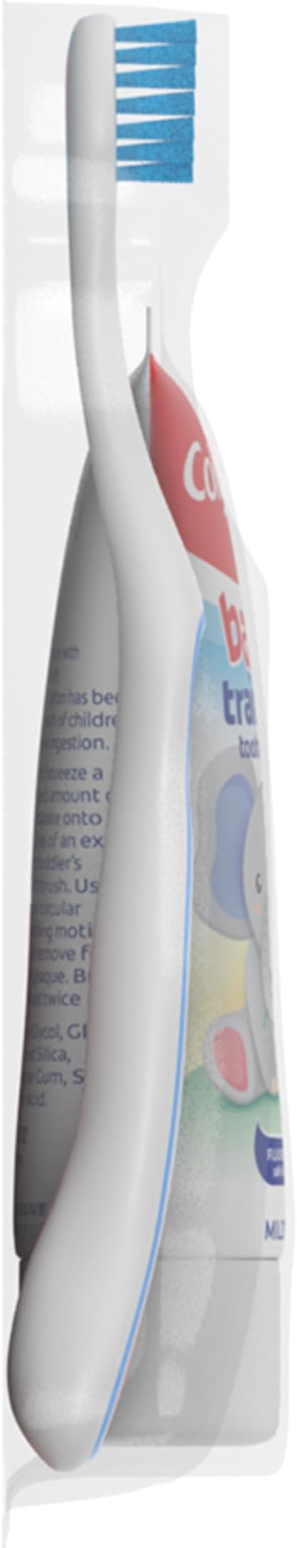 Colgate Baby Toothpaste and Toothbrush Kit, Mild Fruit Flavor, for Ages 3-24 Months