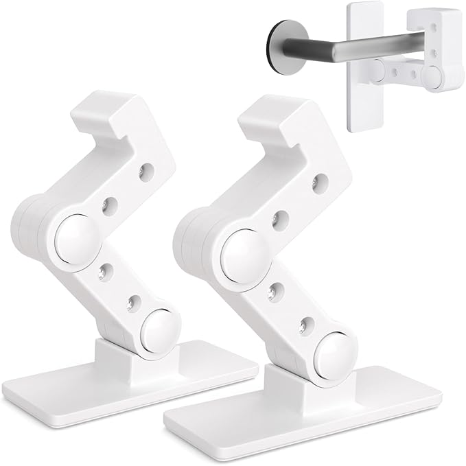 Child Proof Door Lever Lock - Door Locks for Kids Safety - Door Knob Child Proof - Baby Proofing 3M Adhesive - Door Handle Child Proof - White Baby Safety Locks for Toddlers - 2 Pack