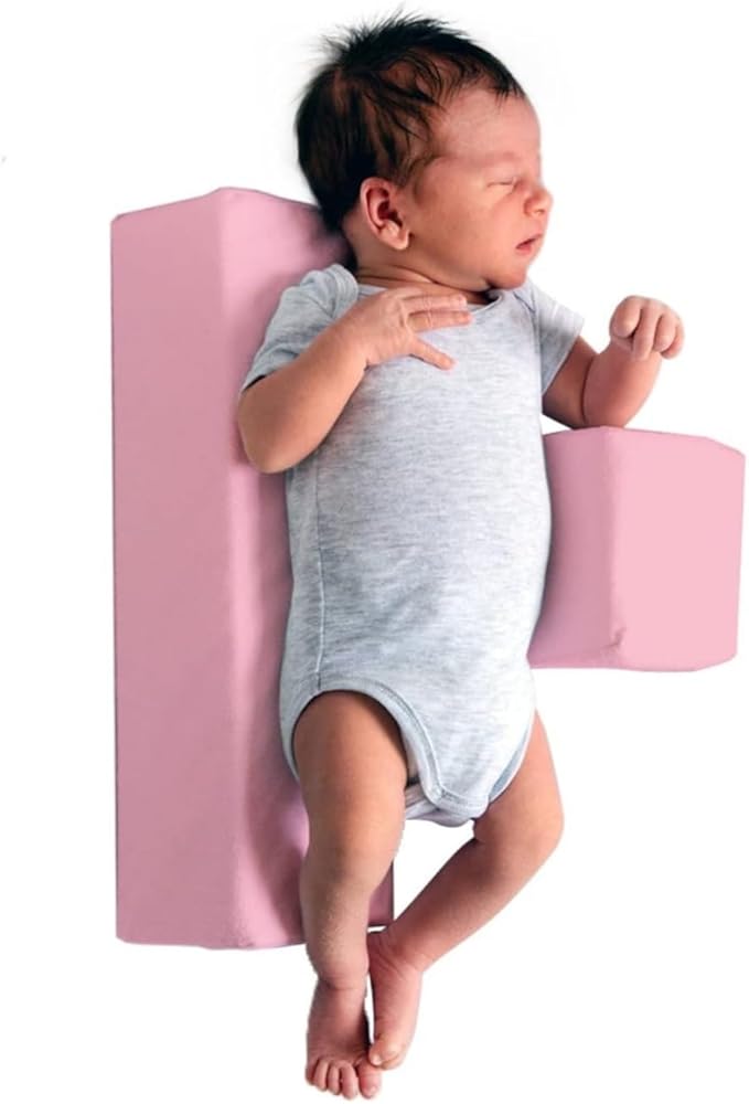 Baby Side Sleeper Weddge Adjustable Soft and Breathable Pillow,1pc-Pink