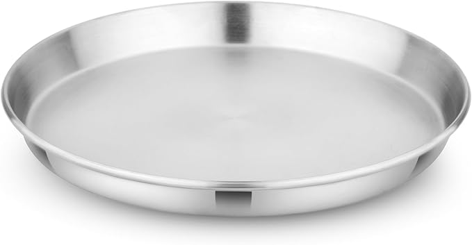 Children's 304 18/8 Stainless Steel Dinnerware Set | 1 Plate (21 cm) and 1 Bowl (10 ounces) | Matte Finish | 100% BPA Free | Non-Toxic | Dishwasher Safe