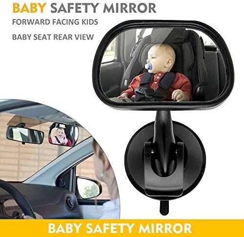 Baby Car Mirror Forward View Safety Mirror Rear Facing Kids, Baby Seat & Child