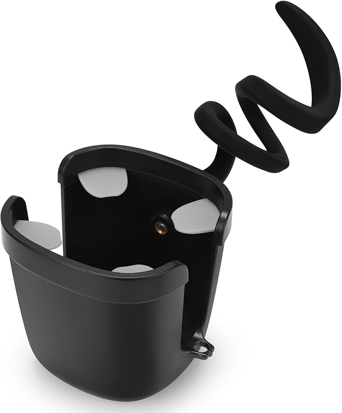 Accmor Stroller Cup Holder, Universal Cup Holder with Silicone Gooseneck Arm, Bike Cup Holder, 360° Rotatable Large Caliber Drinks Holder for Stroller, Bike, Wheelchair, Walker