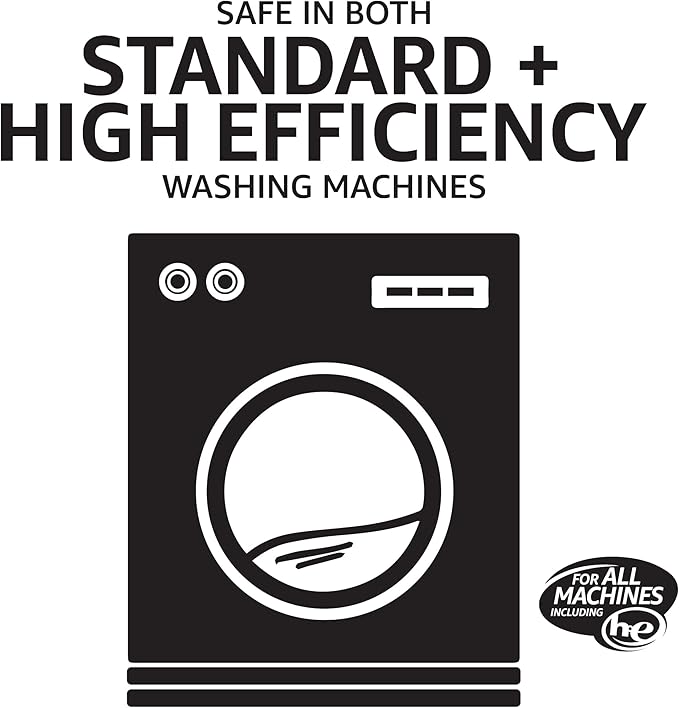 Amazon Basics Laundry Detergent Liquid, Concentrated, Fresh Scent, 110 Loads, 82.5 Fl Oz (New Packaging)