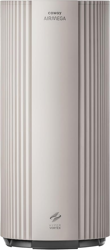 COWAY Air Purifiers for Large Room Whole Home Up to 3,285ft², True HEPA Filter for Smoke, Allergen, Pet Dander, Odor, PM(1, 2.5, 10), AQI, Turbo Eco Mode, Energy Star, 3yr Warranty, Airmega 450 Beige
