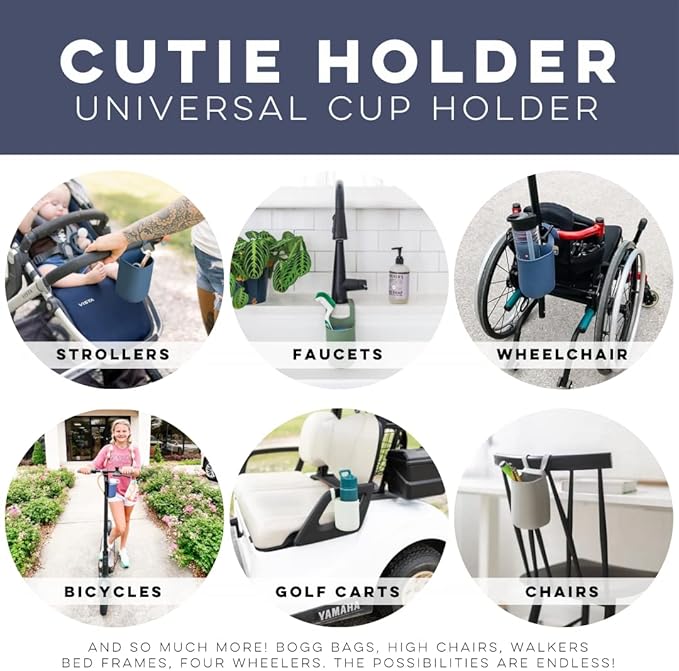 Ryan & Rose Cutie Holder Universal Stroller Cup Holder (Captain)