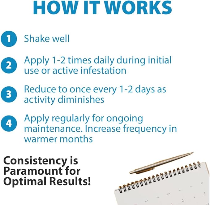 Insect Shoo Spray - Insect Repellent Spray - Pet and Kid Safe Ant, Mosquito, and Spider Repellent for Indoor/Outdoor Use - Lemongrass, Thyme, Geraniol Powered Bug Control for Home