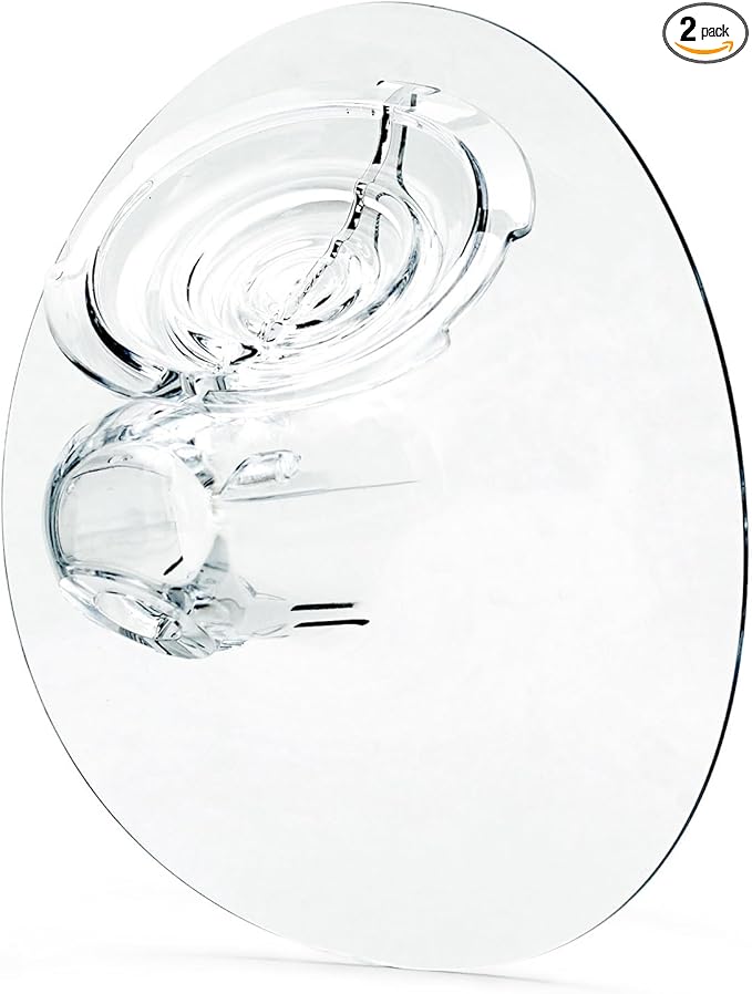 Elvie Pump Breast Shield - 24mm | 2 Pack Nipple Shield Flange for Pumping Breast Milk | Breast Feeding Essentials for Electric Breast Pumps | BPA Free Breast Shells | Breast Pump Bra Compatible