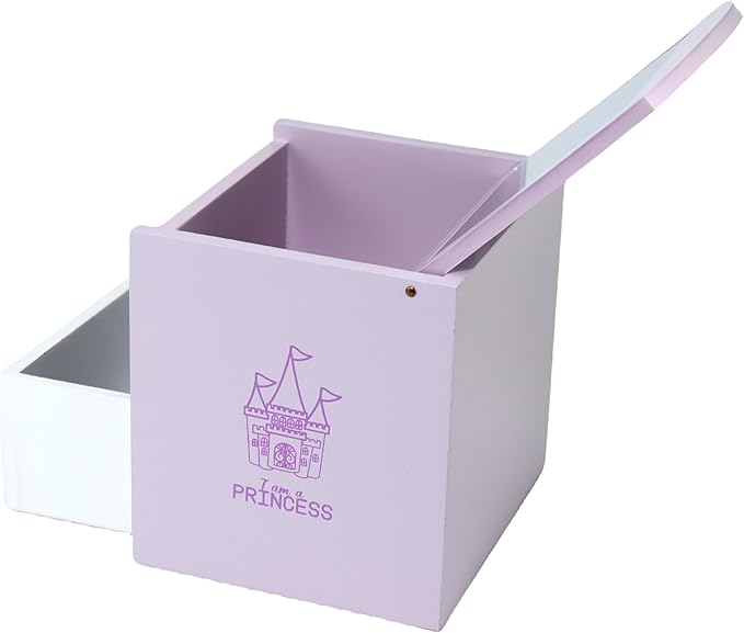 Girl Jewelry Box purple Tabletop Storage Box Little girl birthday christmas Gift kids jewelry box Organizer