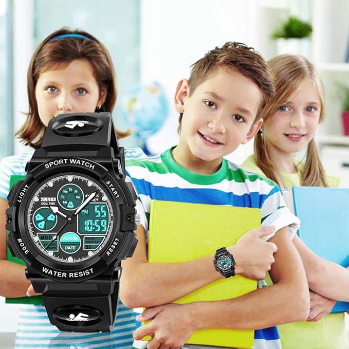 ATIMO LED Multi Function Waterproof Watch for Kids - Kids Gifts