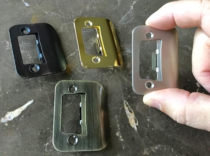 Gator Door Latch Restorer - Strike Plate 1-Pack (Satin Nickel)