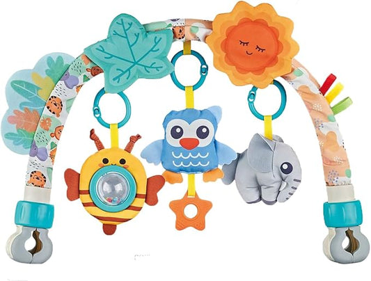 Baby Stroller Arch Toys, Pau1Hami1ton Car Seat Toys,Baby Gifts.S-19(Blue Owl)