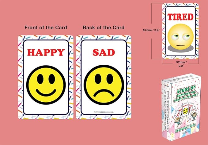Creanoso US Schools and Learning Flash Cards Series (2-Deck)