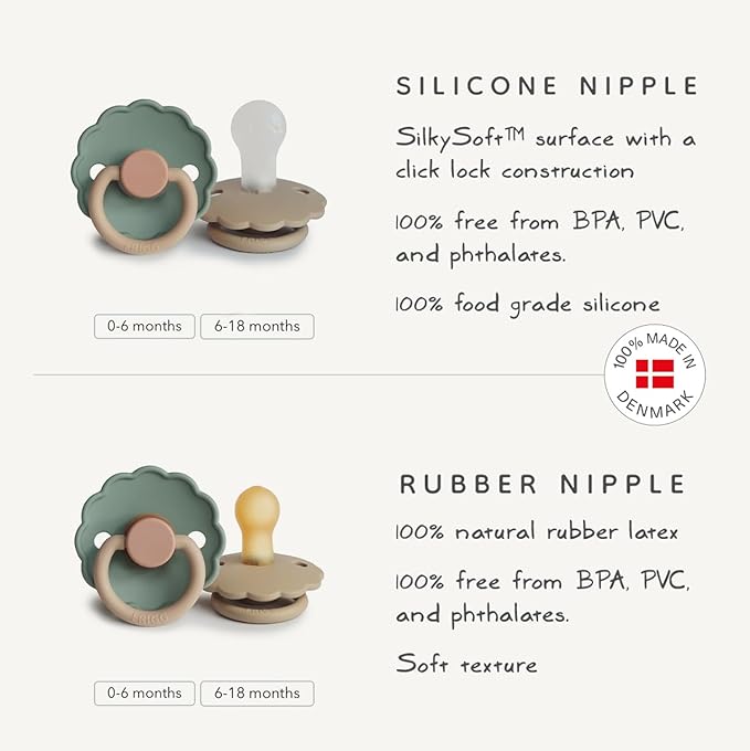 FRIGG Daisy Silicone 2-Pack Poppy/Lupine - Size 2