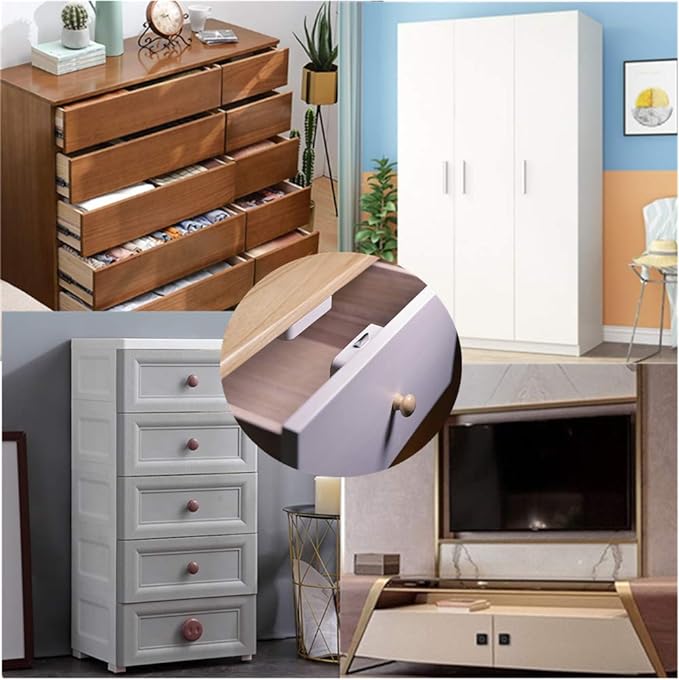 Electronic Cabinet Lock, Hidden DIY RFID Lock ， RFID Card/Tag Card/Induction Swipe Card to Unlock,for Wooden Cabinet Drawer Locker Cupboard