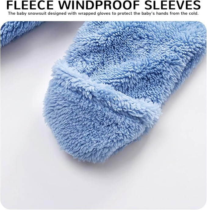 Baby Boy Girl Snowsuit Winter Warm Clothes Coat Infant Jumpsuit Toddler Outfit