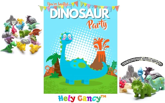 Hely Cancy Dinosaur Bath Toys - No Hole Bath Toys for Kids,Baby Bath Toys for Shower Water Pool Toys