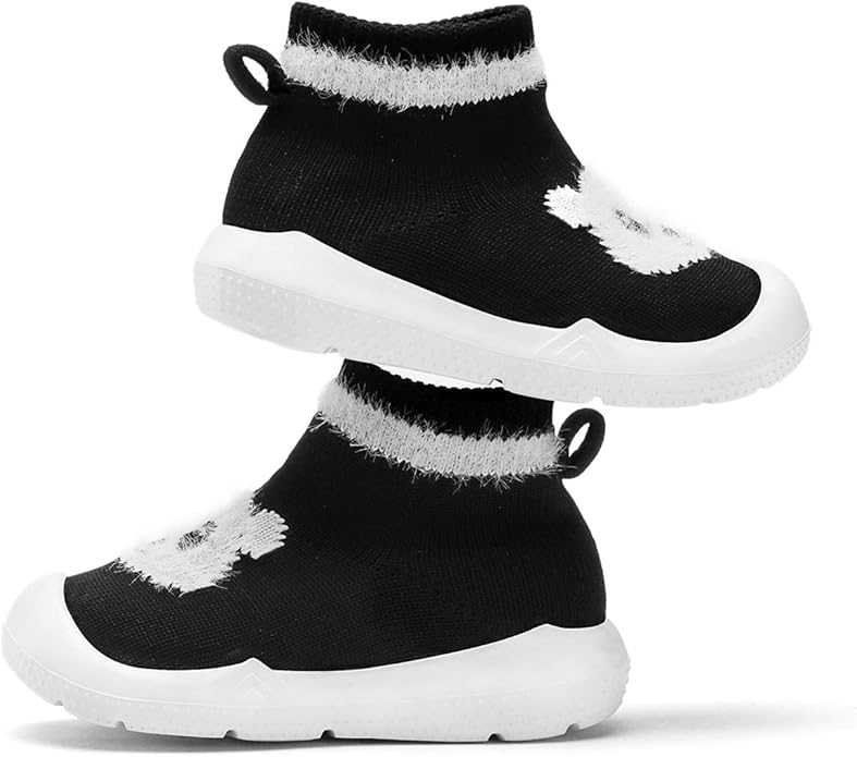 Engtoy Baby Shoes & Socks - Non-Slip Breathable Slippers with Soft Rubber Sole - Baby Boys & Girls Slip On Sneakers
