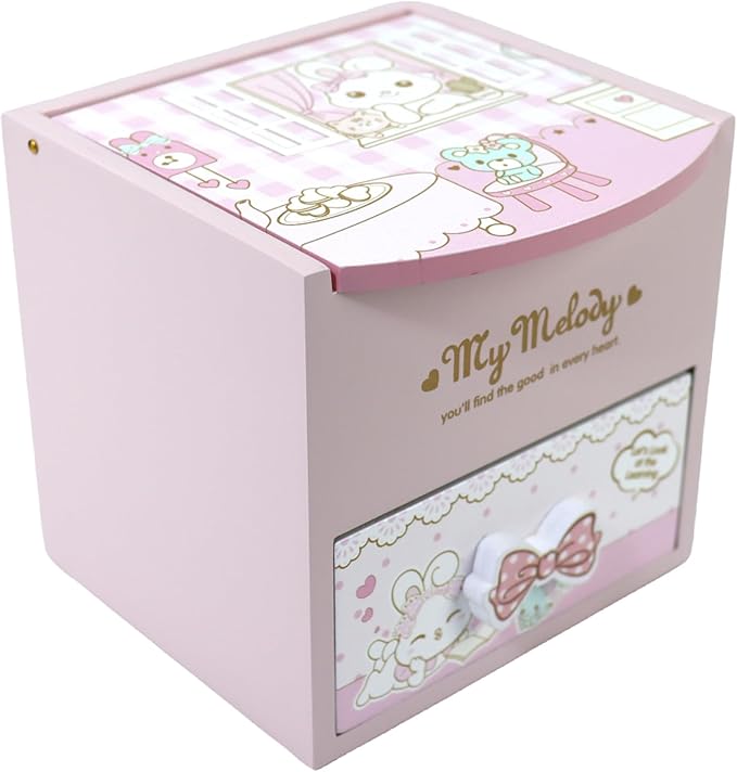 Girl Jewelry Box Pink Cute bunny Tabletop Children Storage Box Little girl birthday christmas Gift kids jewelry box Organizer