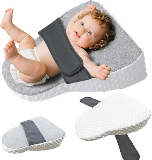 Baby Reflux Pillow for Infant Support Cushion,Pillow for Sleeping/Feeding, Soft Cotton Cover, Bedroom, Stroller, Detachable