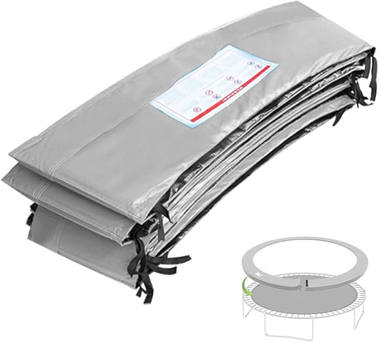 16FT/15FT/14FT/12FT/10FT Trampoline Safety Pad Replacement, Round Trampoline Spring Protection Cover, Fits 16FT/15FT/14FT/12FT/10FT Frames, Water-Resistant Trampoline Accessories