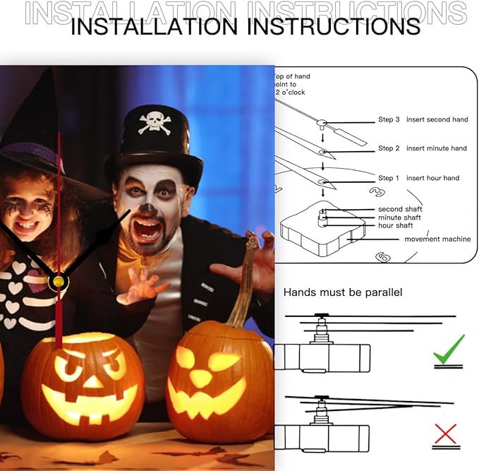 Generic Custom Clocks for Walls Personalized Clocks with Photo Text Logo Customized Round Clock for Birthday Wedding Present Creative, 10inch-25cm