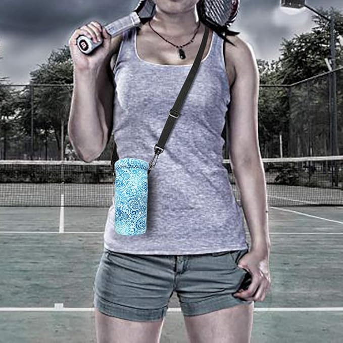 AUPET Water Bottle Bag Carrier,24oz/32oz Insulated Neoprene bottle Sling Holder Case Pouch Cover for 1000ML/750ML Bottles with Shoulder Strap for walking