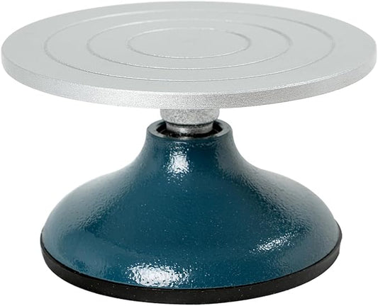 DUPDMKIN Banding Wheel All Metal Construction Banding Wheel for Pottery with Ball Bearings Pottery Tools for Clay Art Decorating (7 inch)