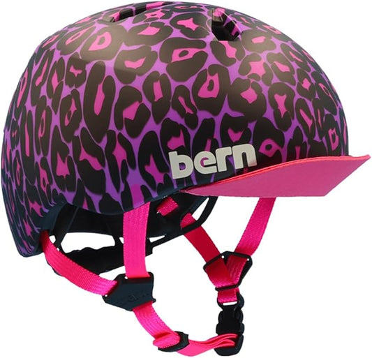Bern Nino Bike Helmet for Kids, Ages 3-12, Flip Visor, Adjustable fit, Lightweight, CPSC Safety Certified