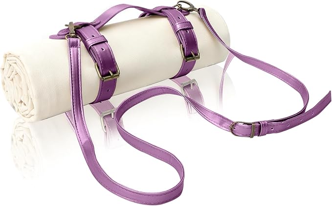 4’9” x 6’3” White Lightweight Water-Resistant Canvas Mat – Picnic, Outdoor, Beach, Park, Camping, Toy Mat