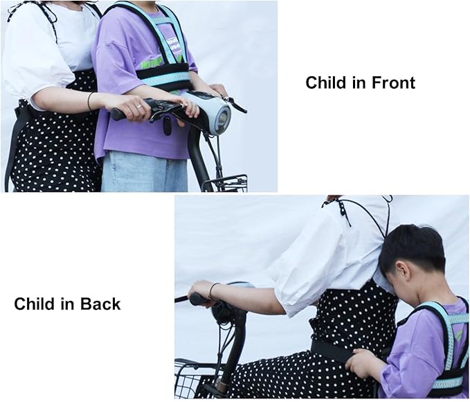 Holiberty Child Motorcycle Safety Harness for Kids Anti-Fall Bike Motorcycle Shoulder Belt Cycling Walking Harness Age 2-12