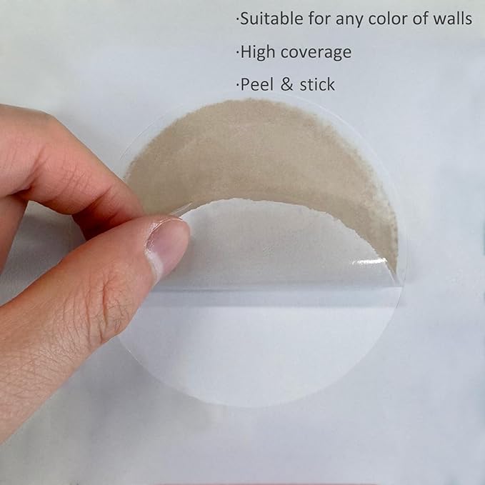 Colorful Polka Dot Wall Decals 72 PCS, Watercolor Dots Wall Sticker for Girls Bedroom Removable Wall Decals Nursery Kids Room Decor (12 Sheets)